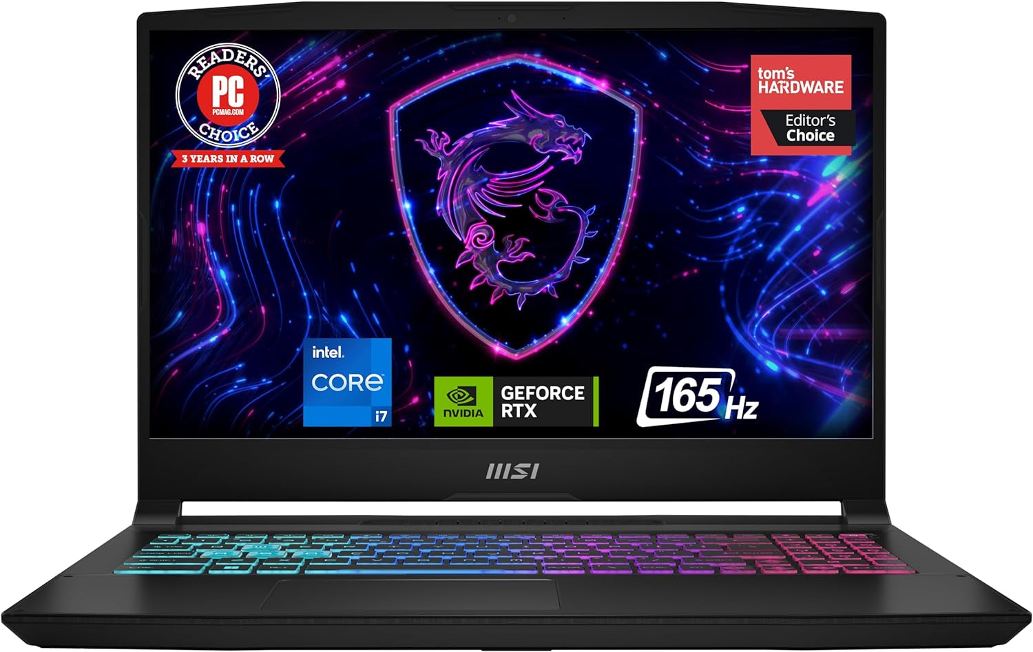 Katana 15 15.6” 165Hz QHD Gaming Laptop: Intel Core I7-13620H, NVIDIA Geforce RTX 4070, 16GB DDR5, 1TB Nvme SSD, Cooler Boost 5, Win 11: Black B13VGK-2000US